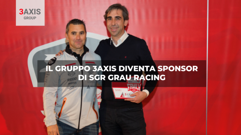 IL GRUPPO 3AXIS DIVENTA SPONSOR DI SGR GRAU RACING